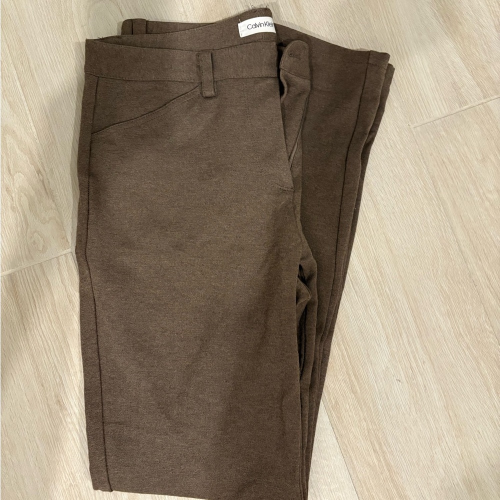 Calvin Klein Chocolate Pants